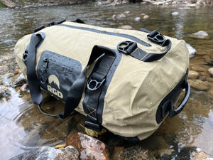RGD Waterproof Submersible Duffel Laying in River