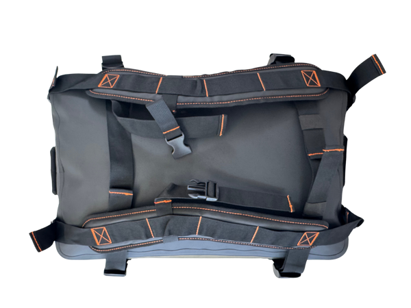 40 liter fully waterproof submersible luggage bag bottom cinch straps