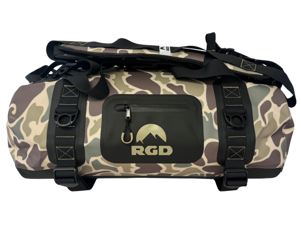 40L Camo Fully Submersible Waterproof Duffel Bag