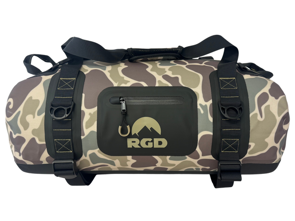 Vintage Camo RGD Fully Submersible Waterproof Duffel Bag