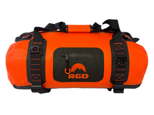 40L High Vis Orange Fully Submersible Waterproof Duffel Bag