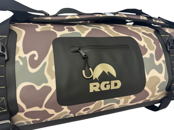 Camo Duffel Exterior Pocket