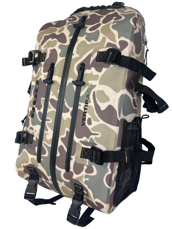 Vintage Camo Fully Waterproof TPU Backpack