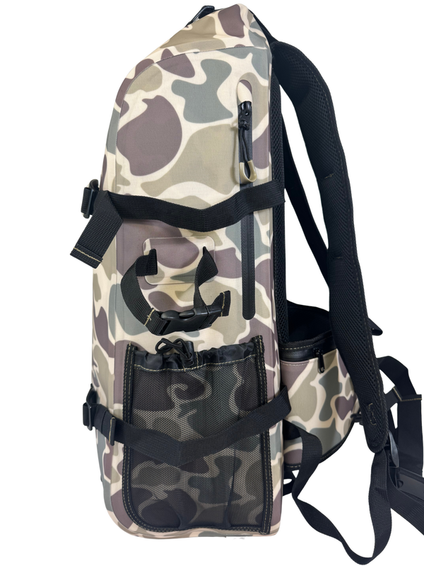 Vintage Camo Fully Waterproof TPU Backpack
