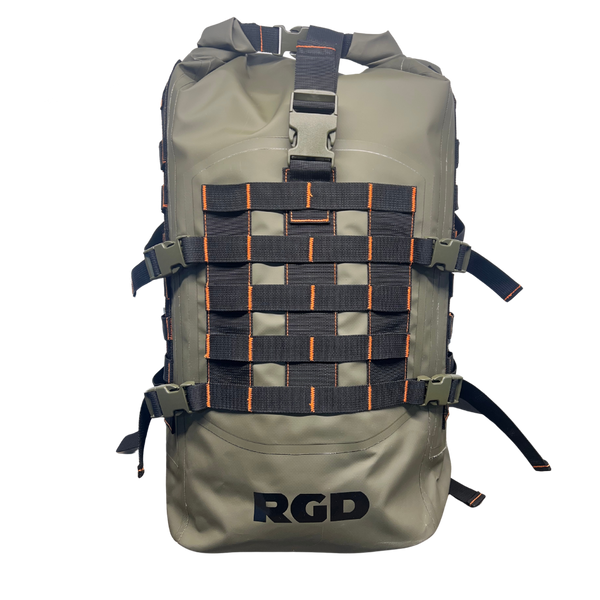 Rolltop Waterproof Tactical Backpack with Molle Straps