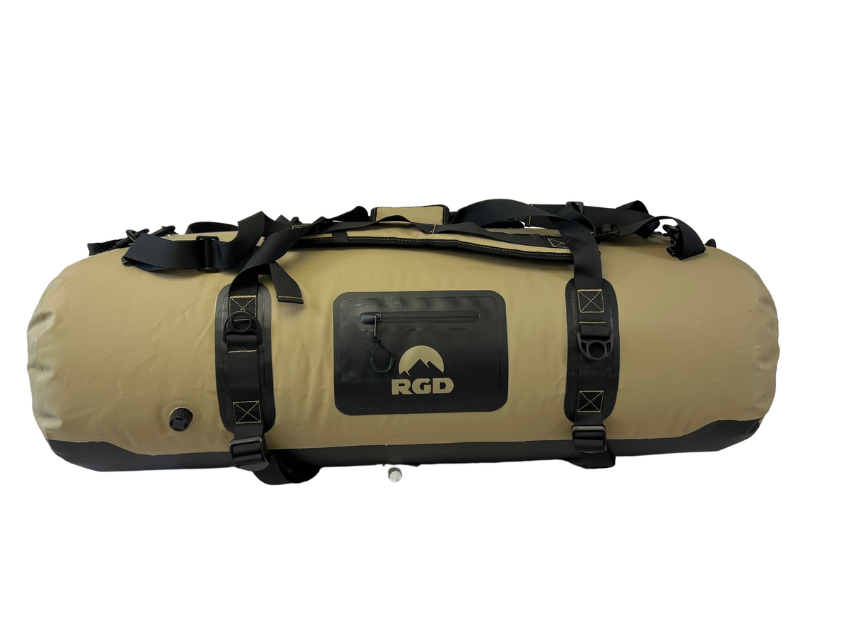 Meeting Integral peach 120 Liter XXL RGD Fully Waterproof, Air Tight Zippered Duffel Bag – RUGID