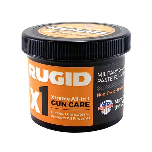 RUGID X1 Paste - Cleans, Lubricates and Protects handguns, rifles and shotguns
