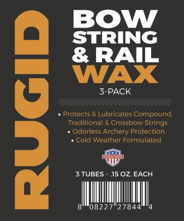 RUGID Bow String Wax and Crossbow Rail Lubricant