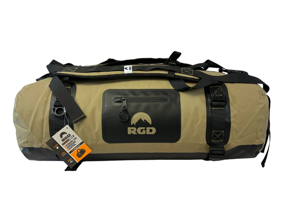 70L Tan Fully Waterproof Duffel