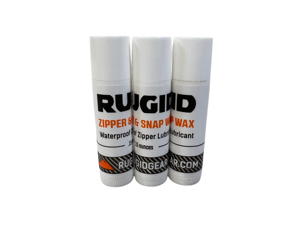 Zipper & Snap Wax & Lubricant - 3 Pack .15 ounce Tubes