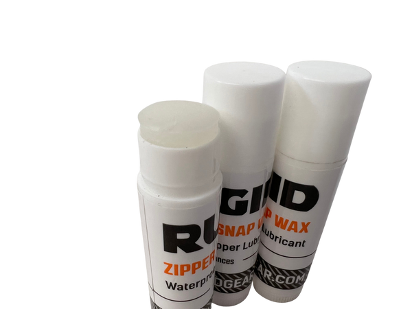 Zipper & Snap Wax & Lubricant - 3 Pack .15 ounce Tubes