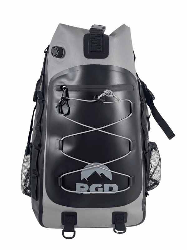 RGD 30L Boonie Rolltop Waterproof Backpack Front Elastic Lashing