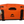 Load image into Gallery viewer, Fully Waterproof High Vis Orange Luggage Bag Back Side
