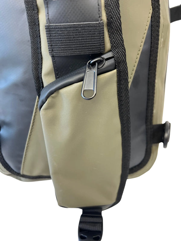 15L Fully Waterproof Sling Pack Green Strap Pocket