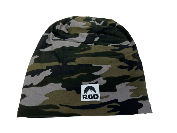 Camouflage Lightweight Fleece-lined Slouch Beanies