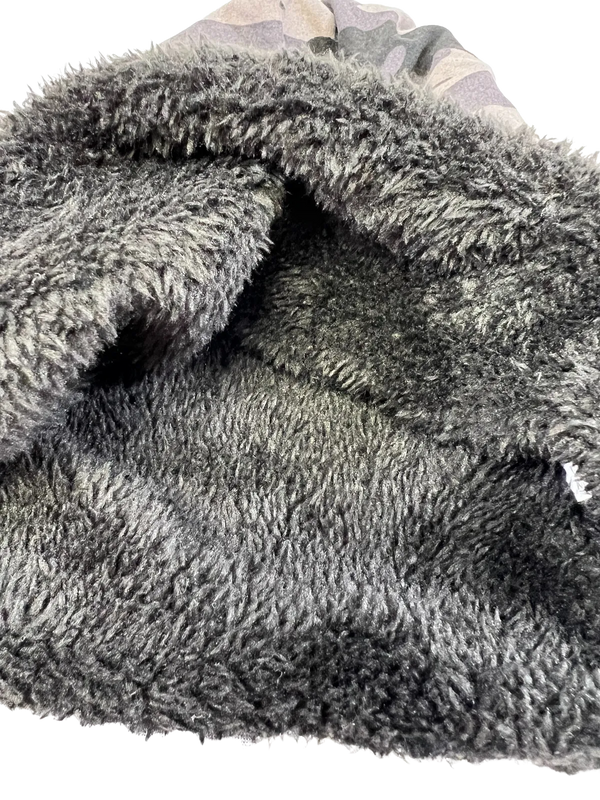 Camouflage Lightweight Fleece-lined Slouch Beanies