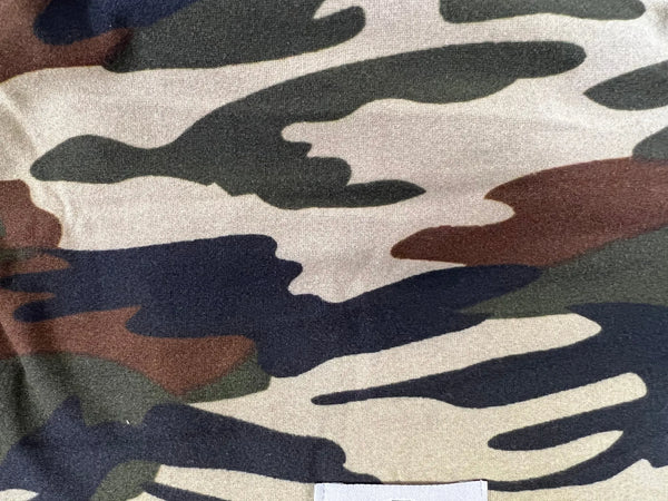 Camouflage Lightweight Fleece-lined Slouch Beanies