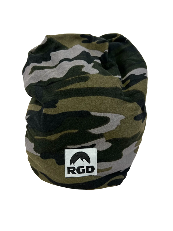 Camouflage Lightweight Fleece-lined Slouch Beanies
