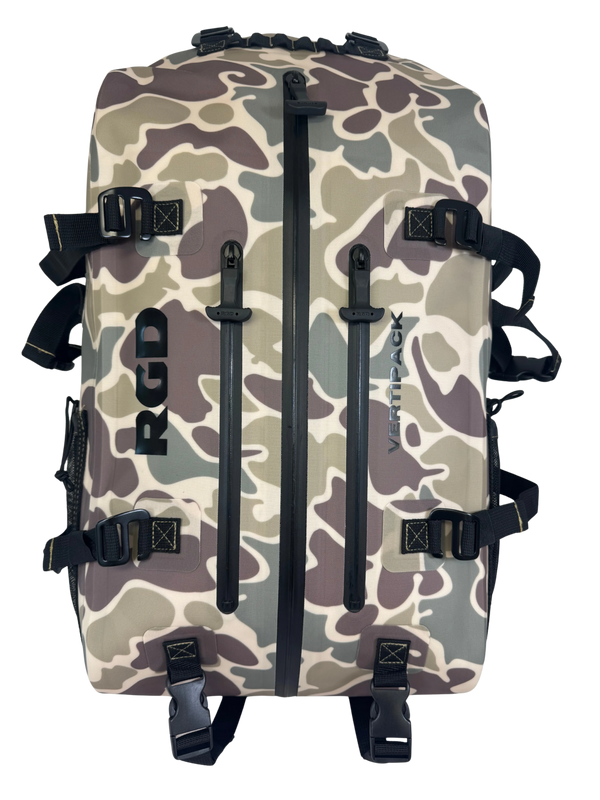 Vintage Camo Fully Waterproof TPU Backpack