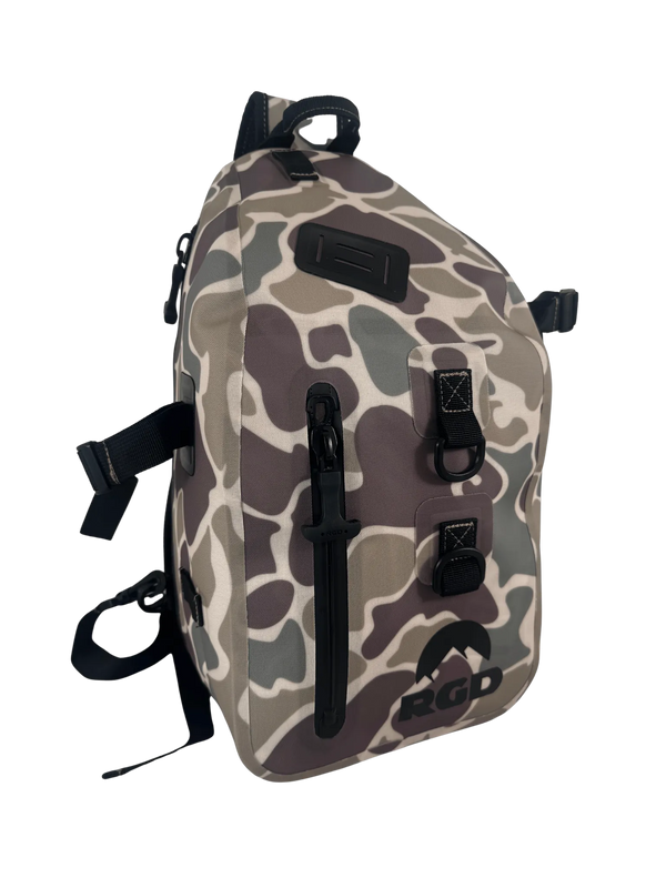 15L Fully Waterproof Sling Pack Duck Camo Pattern Airtight Submersible