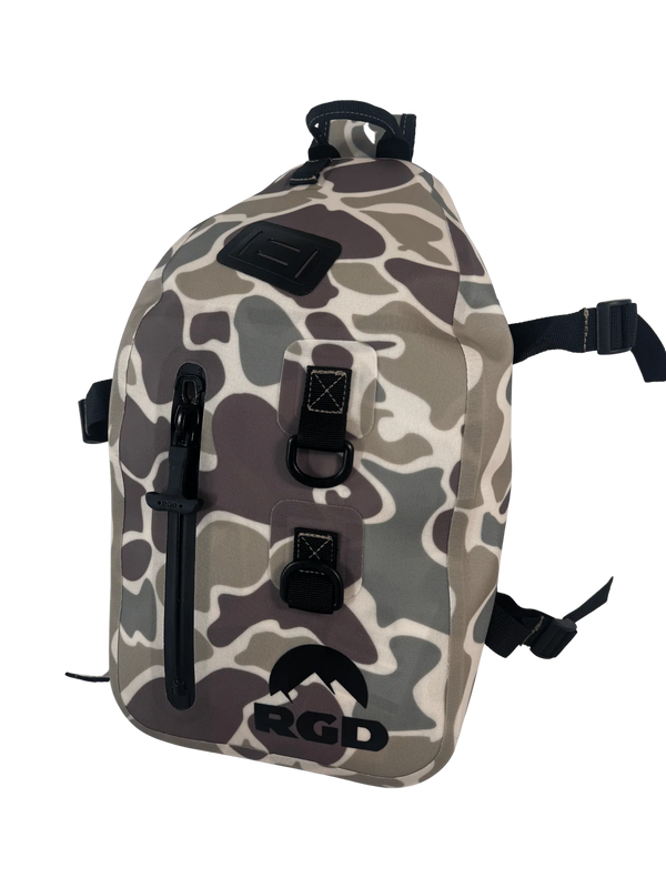 15L Fully Waterproof Sling Pack Duck Camo Pattern