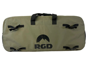 Back of RGD waterproof floating bow case