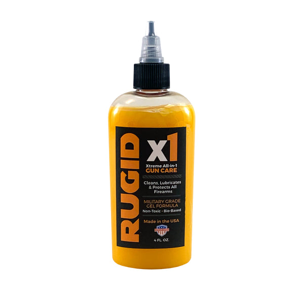 RUGID X1 Gel - Cleans, Lubricates and Protects handguns, rifles and shotguns