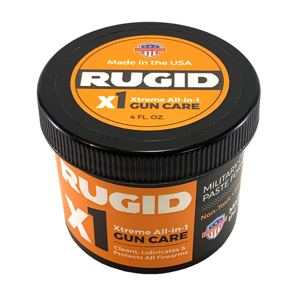 RUGID X1 Paste - Cleans, Lubricates and Protects handguns, rifles and shotguns