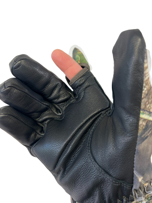 Battery-operated Heated Camo Hunting Gloves
