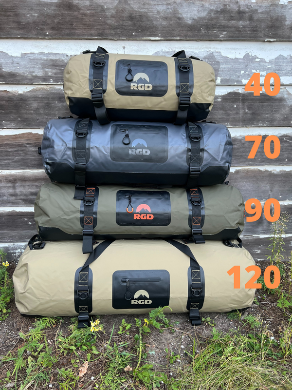 90 Liter XL RGD Fully Submersible Waterproof Duffel